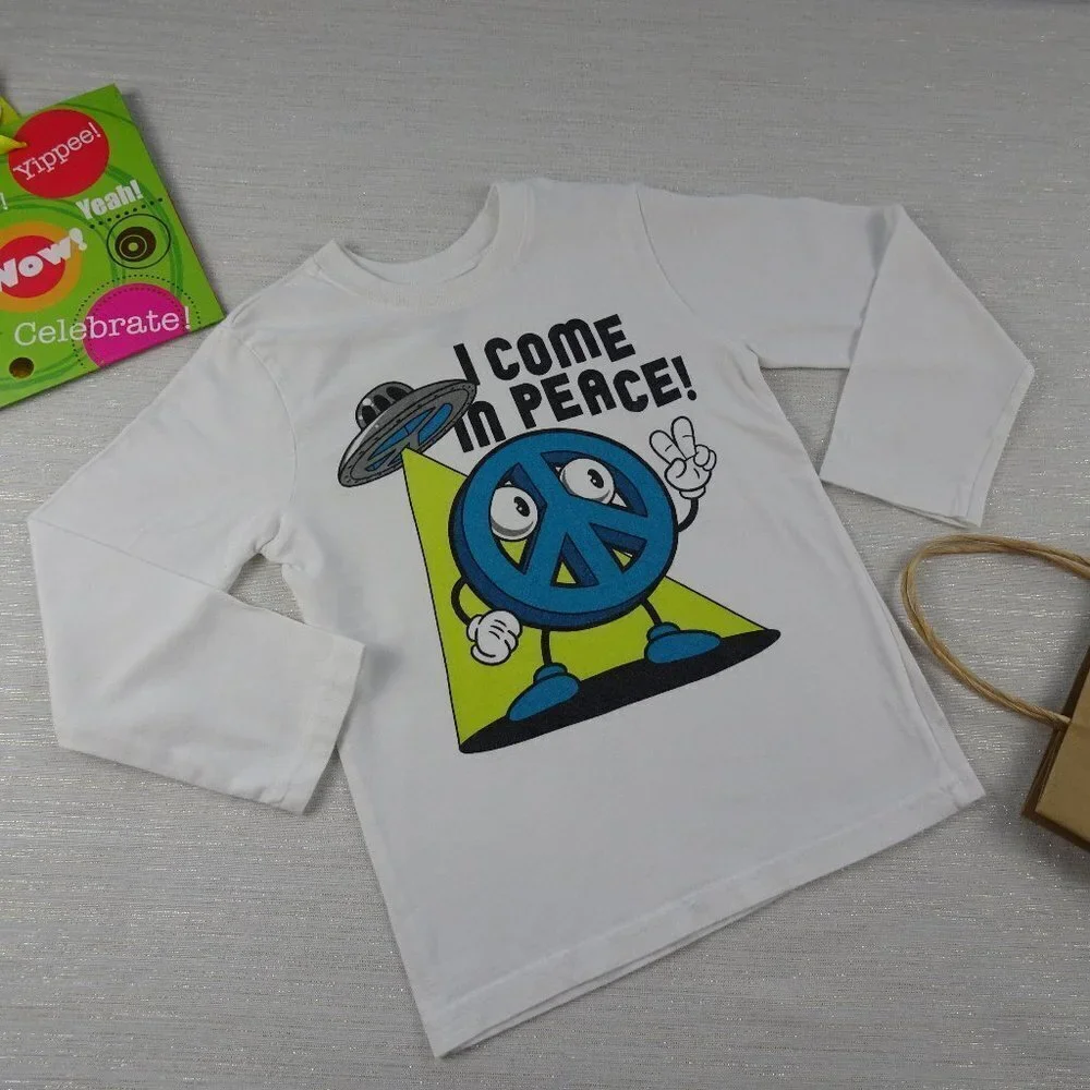 Clearance!💎5/$25 Children's Place Long Sleeve Top T Shirt Graphic 4